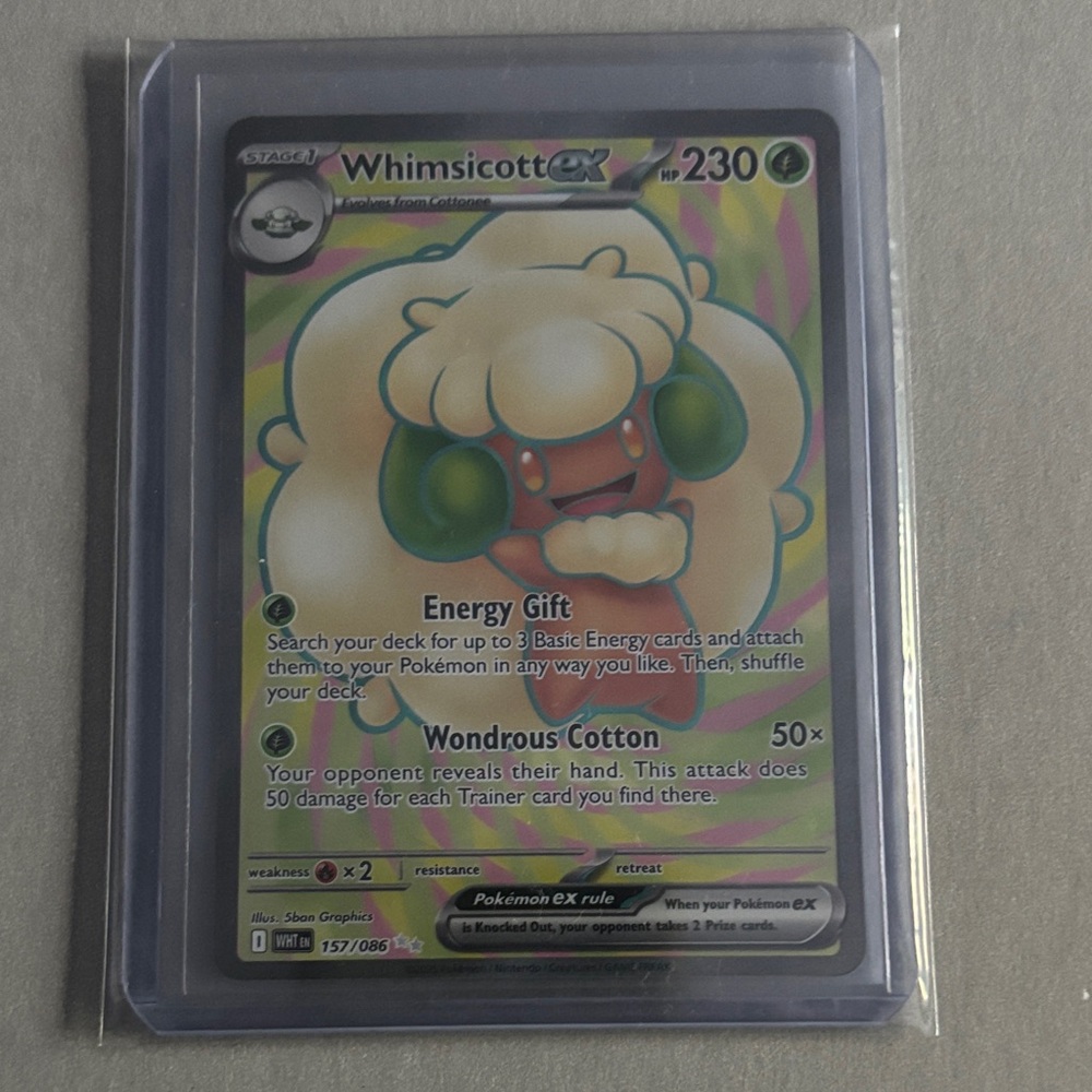Pokemon TCG: Whimsicott ex 157/086